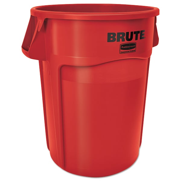 Rubbermaid Commercial 44 qt. Round Trash Can FG264360RED - main